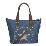 Sabrina Borsa a mano da donna 100% poliestere 8152-BLU Gave Lux
