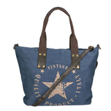Sabrina Borsa a mano da donna 100% poliestere 8152-BLU Gave Lux