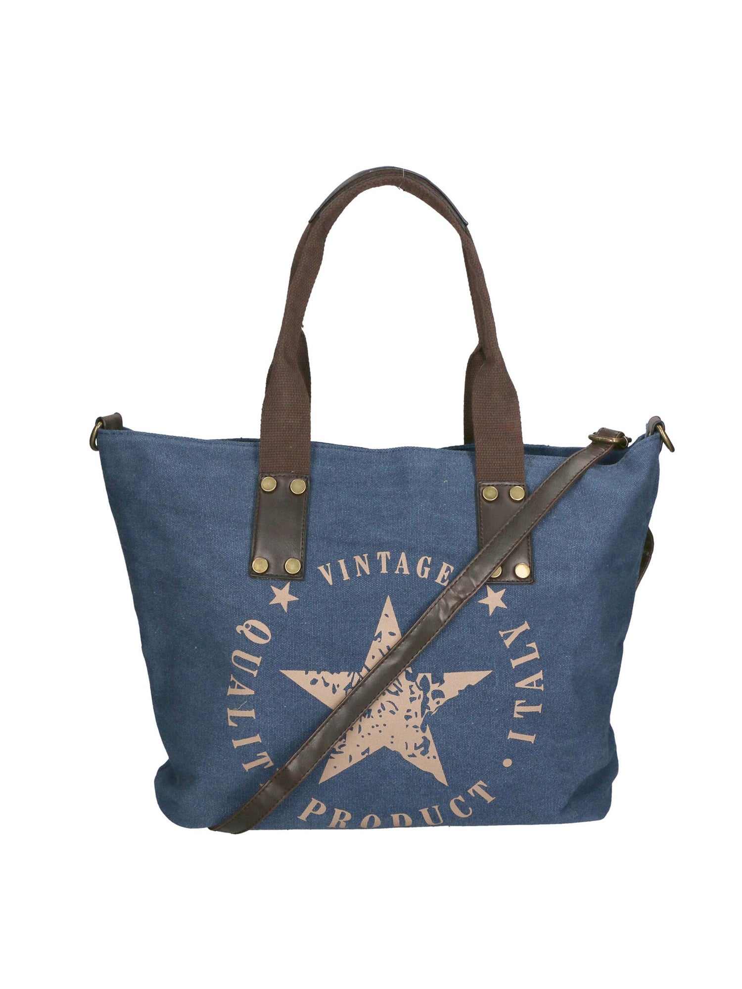 Sabrina Borsa a mano da donna 100% poliestere 8152-BLU Gave Lux