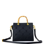 Borsa a mano da donna 100% pelle vegana PU GGB019BLK Gabriella G Firenze