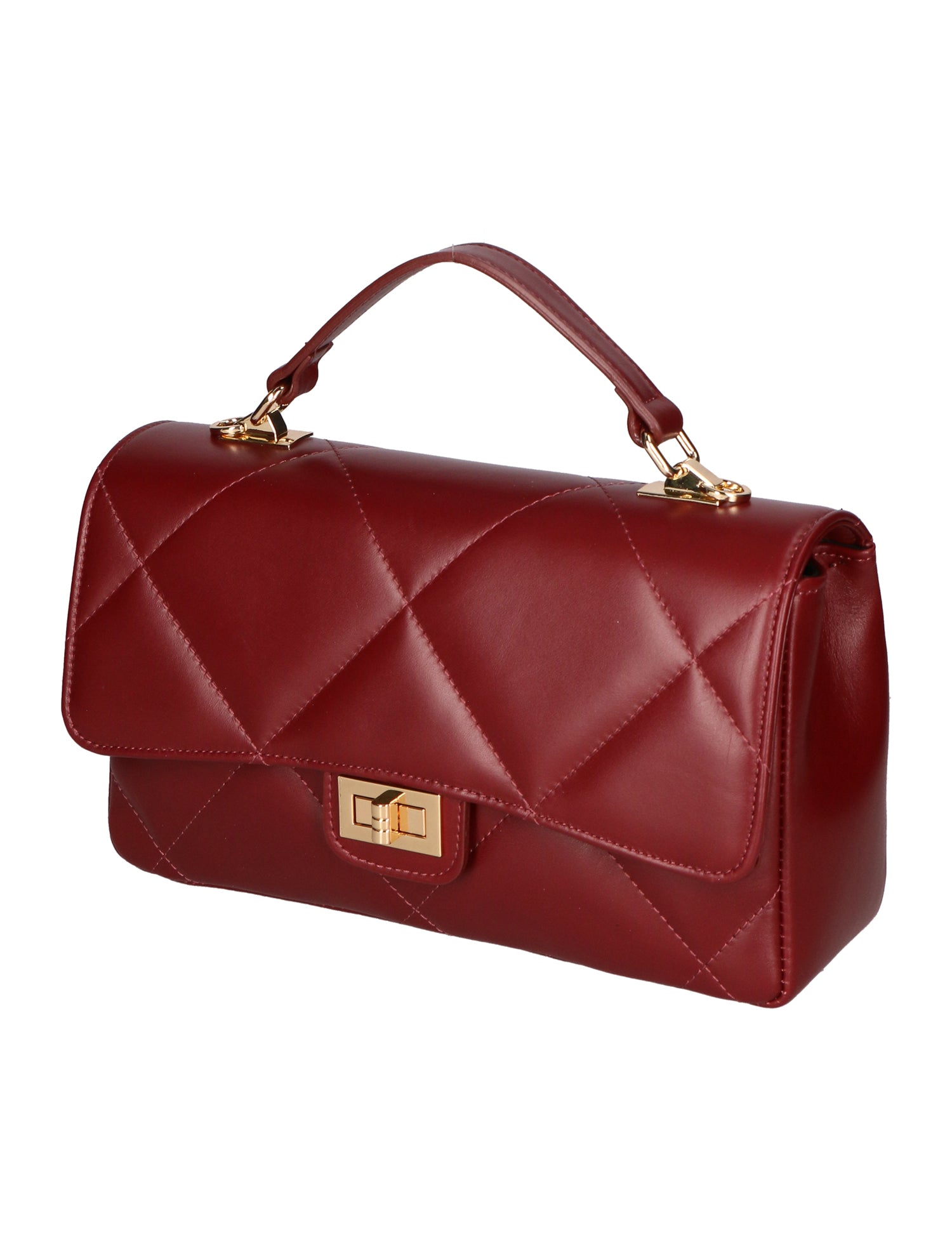 Vita Borsa a spalla da donna Vera pelle 06879-S10 RUBINO Gave Lux