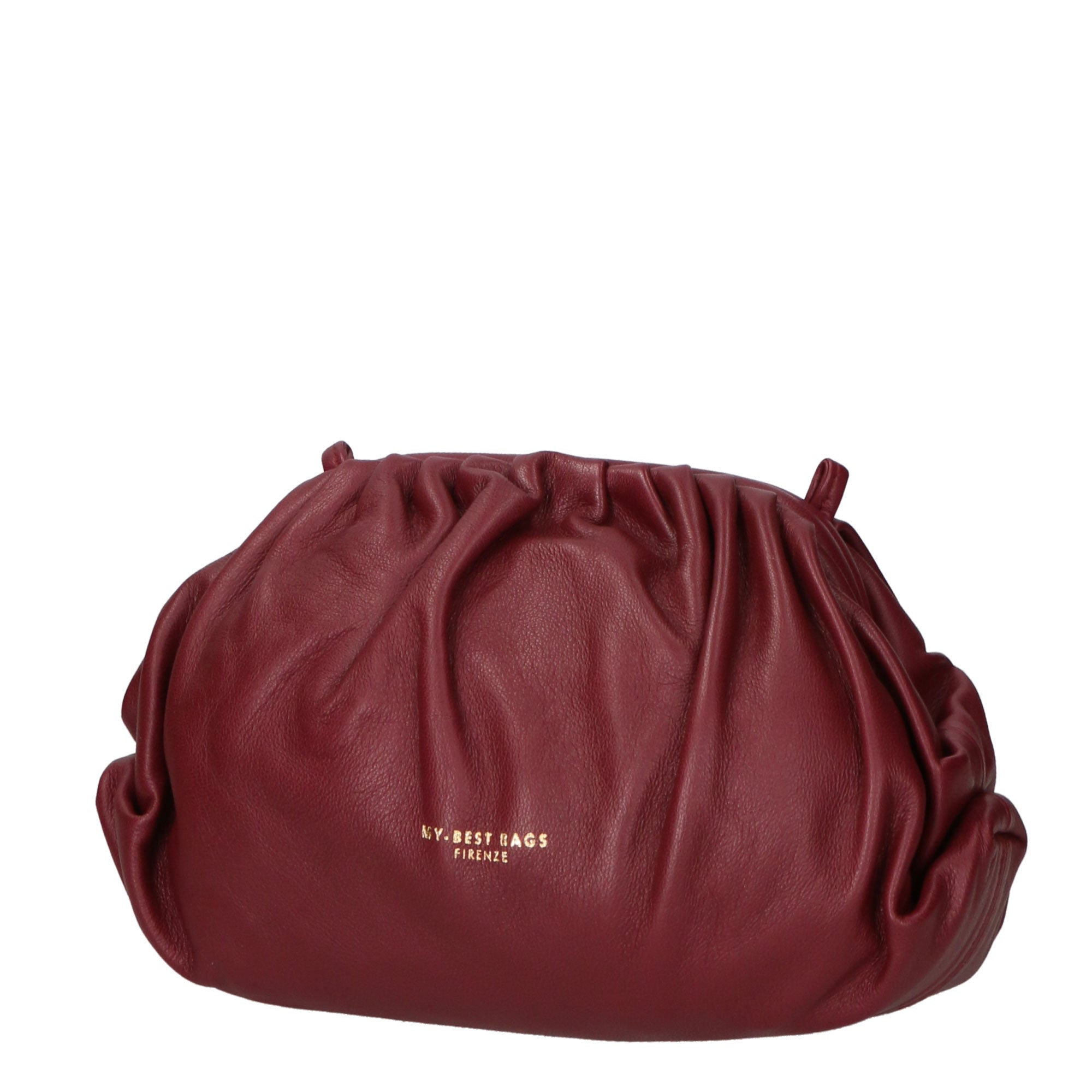Borsa a mano da donna 100% pelle MYB-6018-FW-BURGUNDY 21 My Best Bag