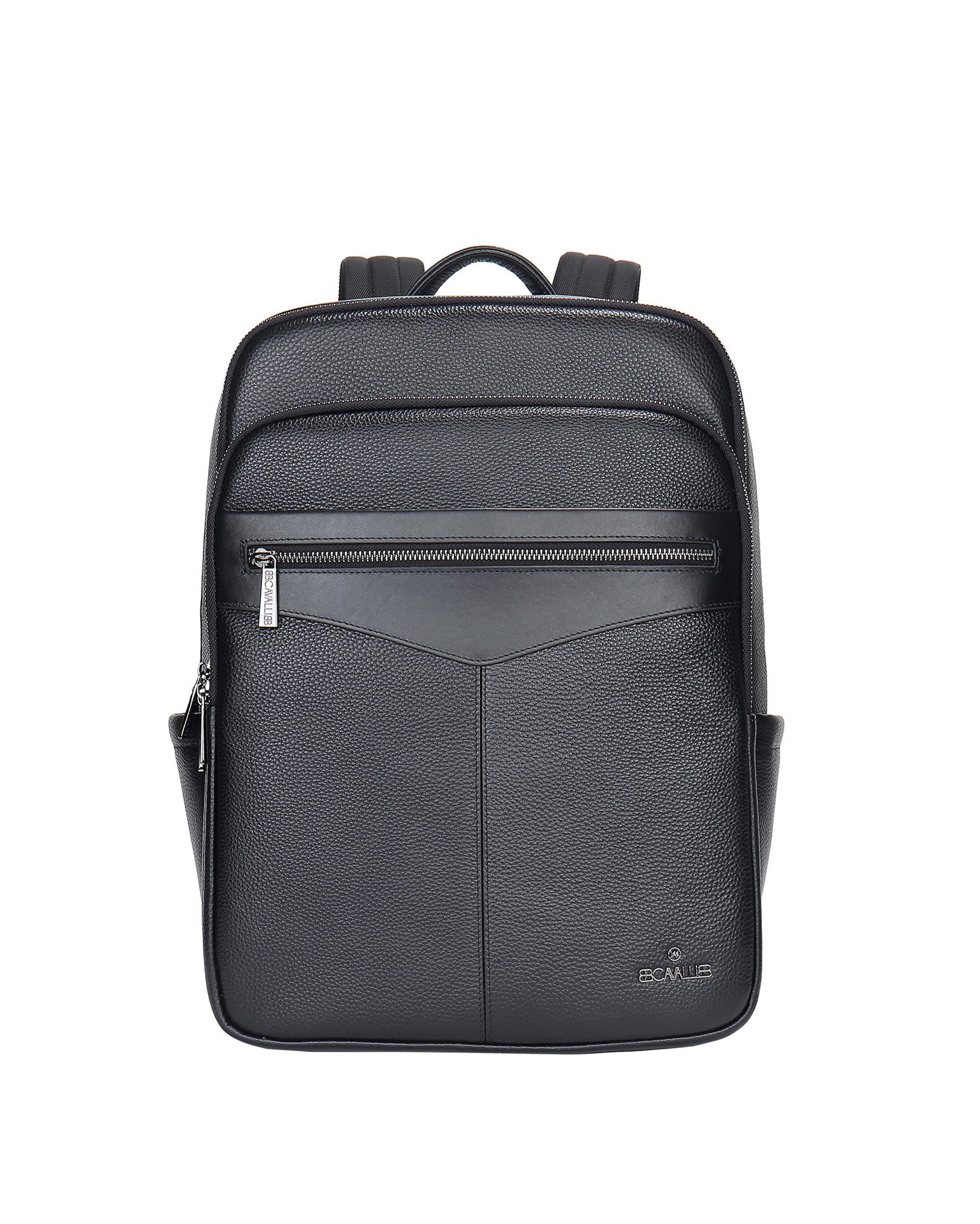 Zaino unisex in vera pelle Casual BC1304-NERO B Cavalli