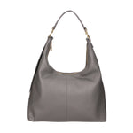 Ursula Borsa a spalla da donna Vera pelle 06673-D27 GRIGIO SCURO Gave Lux
