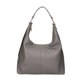 Ursula Borsa a spalla da donna Vera pelle 06673-D27 GRIGIO SCURO Gave Lux