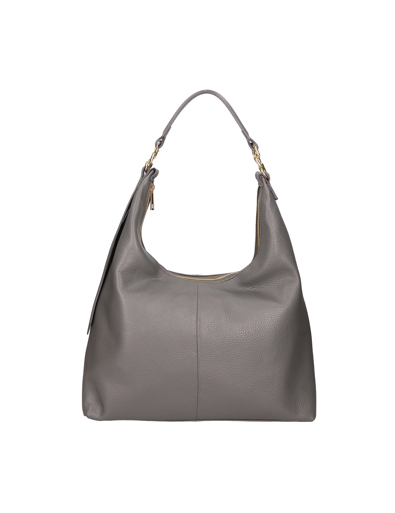 Ursula Borsa a spalla da donna Vera pelle 06673-D27 GRIGIO SCURO Gave Lux