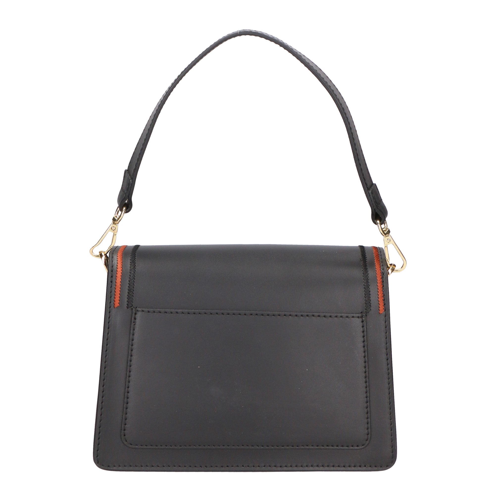 Borsa a mano da donna Vera pelle MYB-6005-FW-P218 NERO My Best Bag