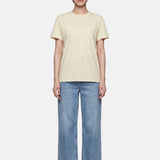 T-shirt in 84% Cotone 16% Elastan Giallo