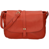 Veronica Borsa a spalla da donna Vera pelle 06519-D61 MATTONE(HP) Gave Lux