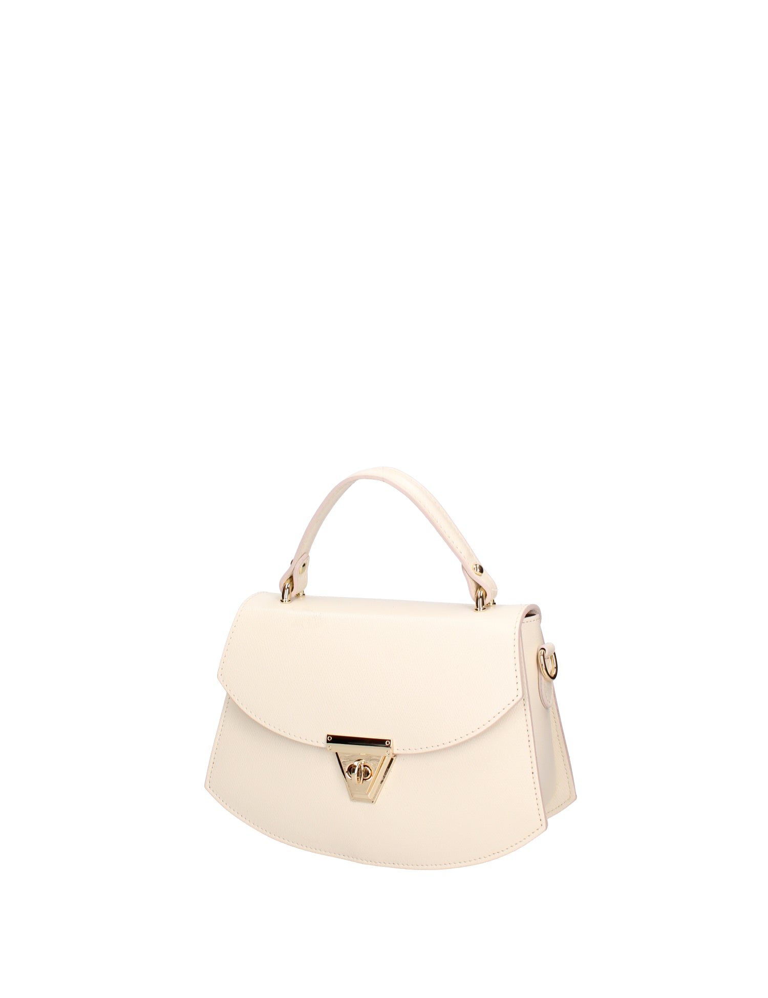 Borsa a mano da donna 100% vera pelle 07202-P 602 BEIGE Roberta Rossi