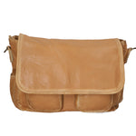 Clio Borsa a spalla da donna Vera pelle 5561-CUOIO Gave Lux