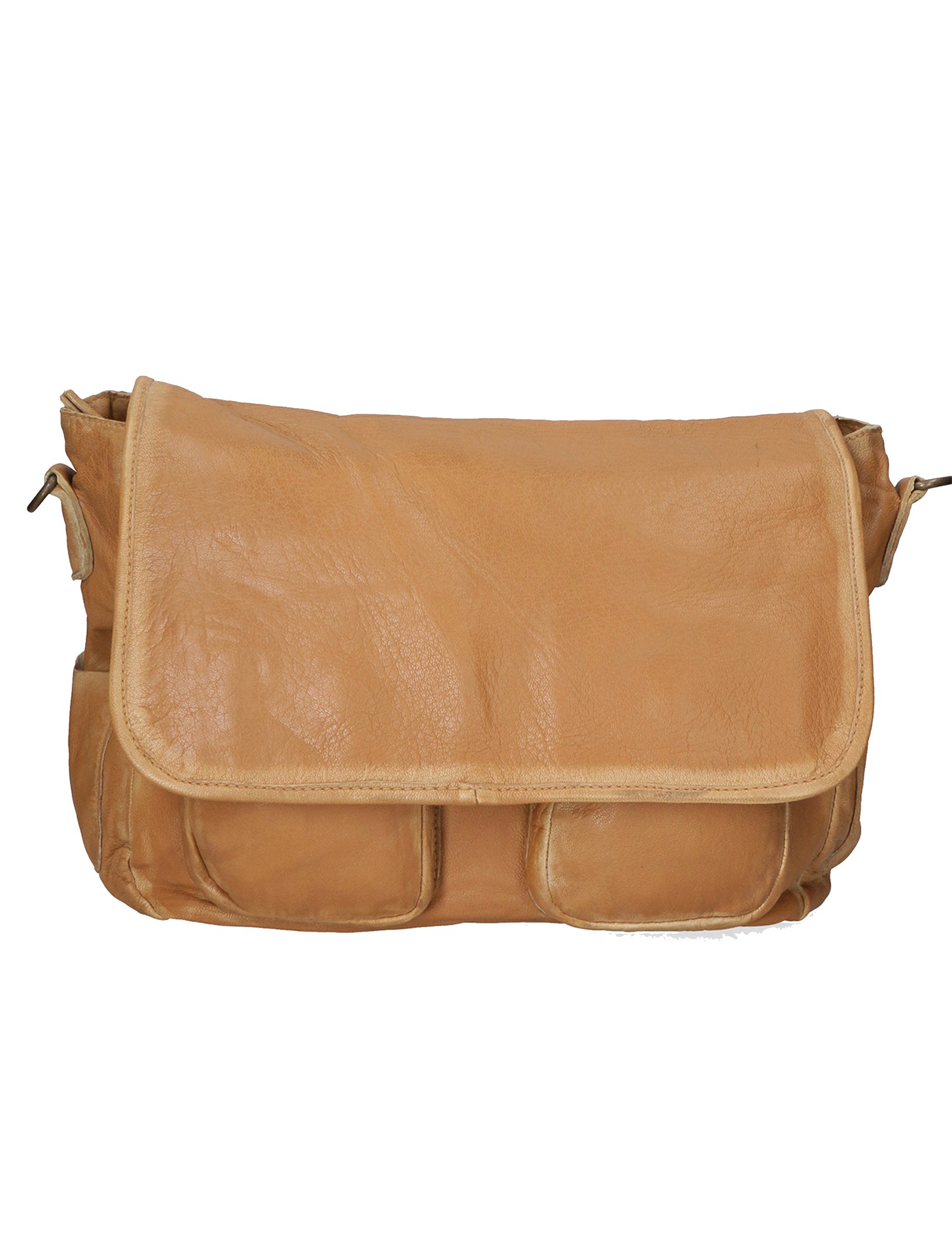 Clio Borsa a spalla da donna Vera pelle 5561-CUOIO Gave Lux