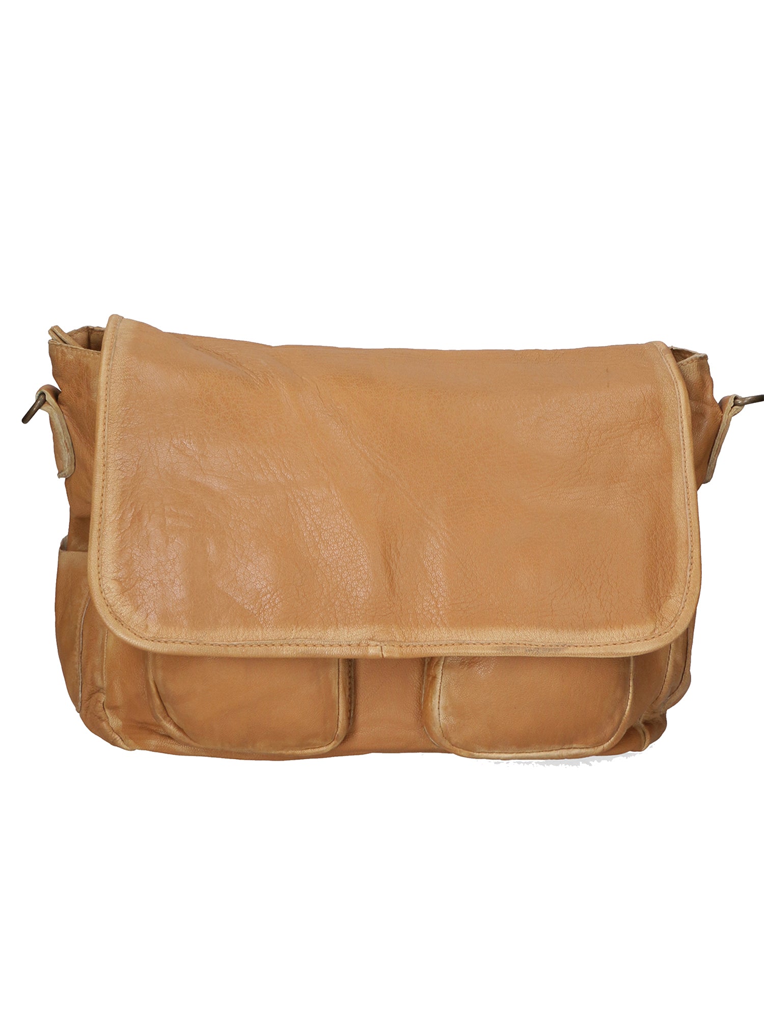 Clio Borsa a spalla da donna Vera pelle 5561-CUOIO Gave Lux