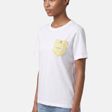 T-shirt in 83,4% Cotone 16,6% Poliammide Giallo