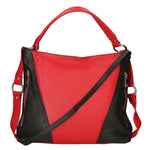 Emily Borsa a spalla da donna Vera pelle 80064-D10 ROSSO D28 NERO Gave Lux