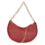 Loreta Borsa a spalla da donna Vera pelle 06511-D10 ROSSO SCURO Gave Lux
