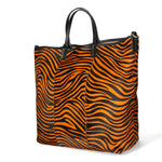 Borsa a mano da donna Vera pelle MYB-8053-FW-ZEBRA ARANCIO My Best Bag