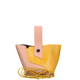 Ombretta Borsa a mano da donna Vera pelle 00643-C68+C36 ROSA PINK+SENAPE MUSTARD Gave Lux