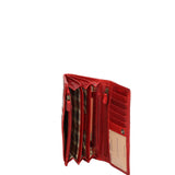 Portafoglio da uomo in vera pelle Casual HILB-5009-ROSSO Hill Burry