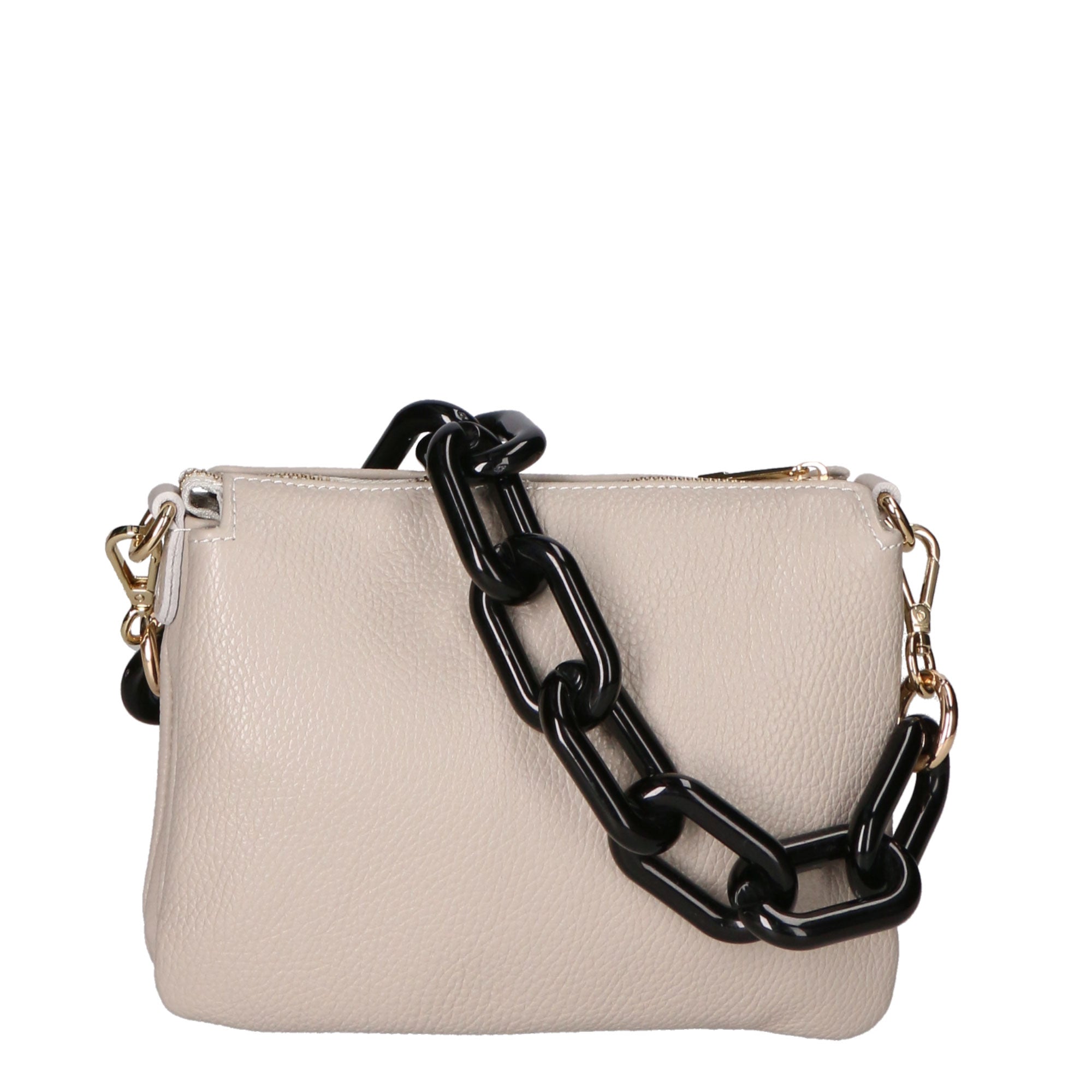 Borsa a tracolla da donna Vera pelle MYB-7024-SS-GRIGIO My Best Bag