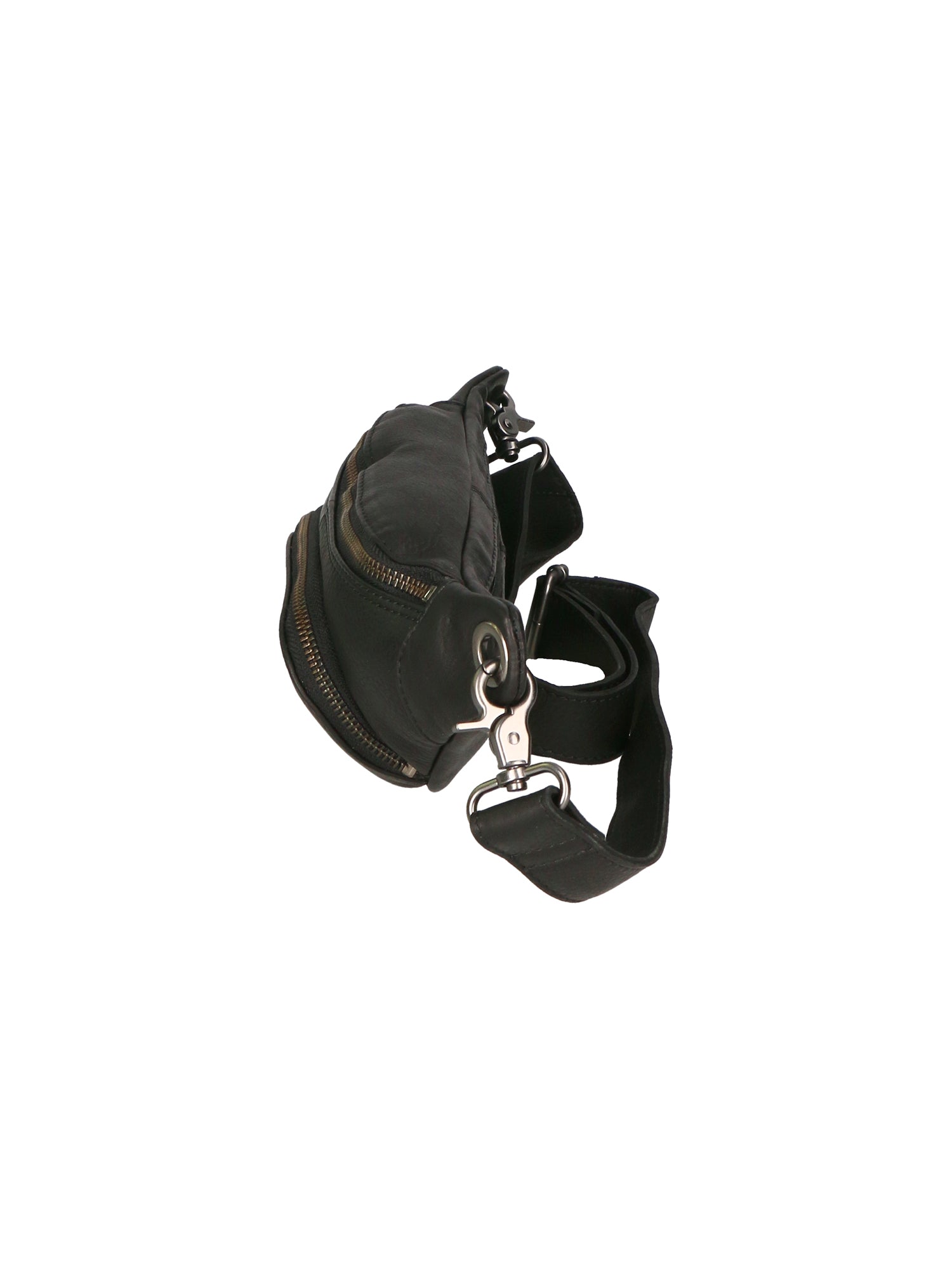 Marsupio da uomo in vera pelle Casual HILB-3314-NERO Hill Burry