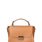 Borsa a mano da donna 100% pelle ruga JR-W-1128RU-CUOIO-GOLD John Richmond