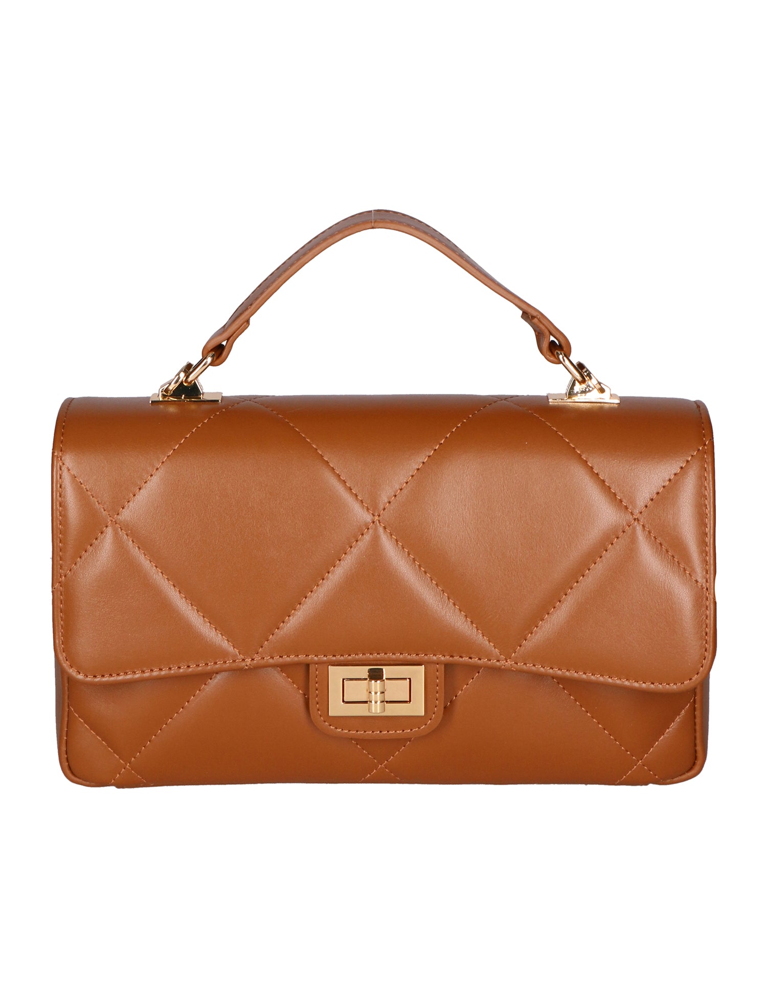 Vita Borsa a spalla da donna Vera pelle 06879-S17 CUOIO SCURO Gave Lux