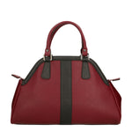 Emeraude Borsa a mano da donna Vera Pelle 6710-BORDO+NERO Gave Lux