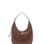 Borsa a spalla da donna 100% vera pelle 4607-TESTA DI MORO Alessia Firenze