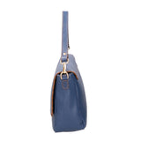 Walda Borsa a spalla da donna Vera pelle 06868-D24 BLU Gave Lux