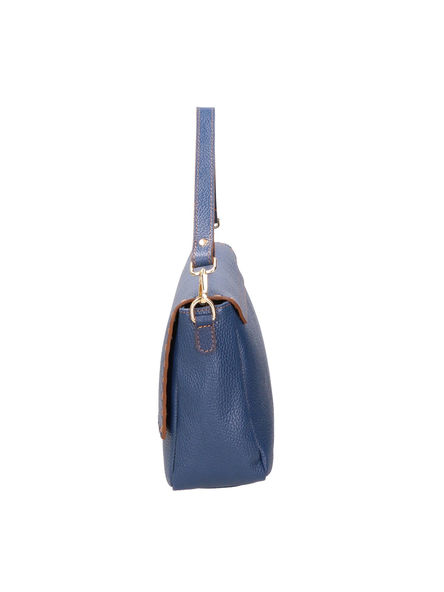 Walda Borsa a spalla da donna Vera pelle 06868-D24 BLU Gave Lux