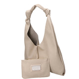 Gwenda Borsa a spalla da donna Vera pelle 06008-D37 LATTE MILK Gave Lux