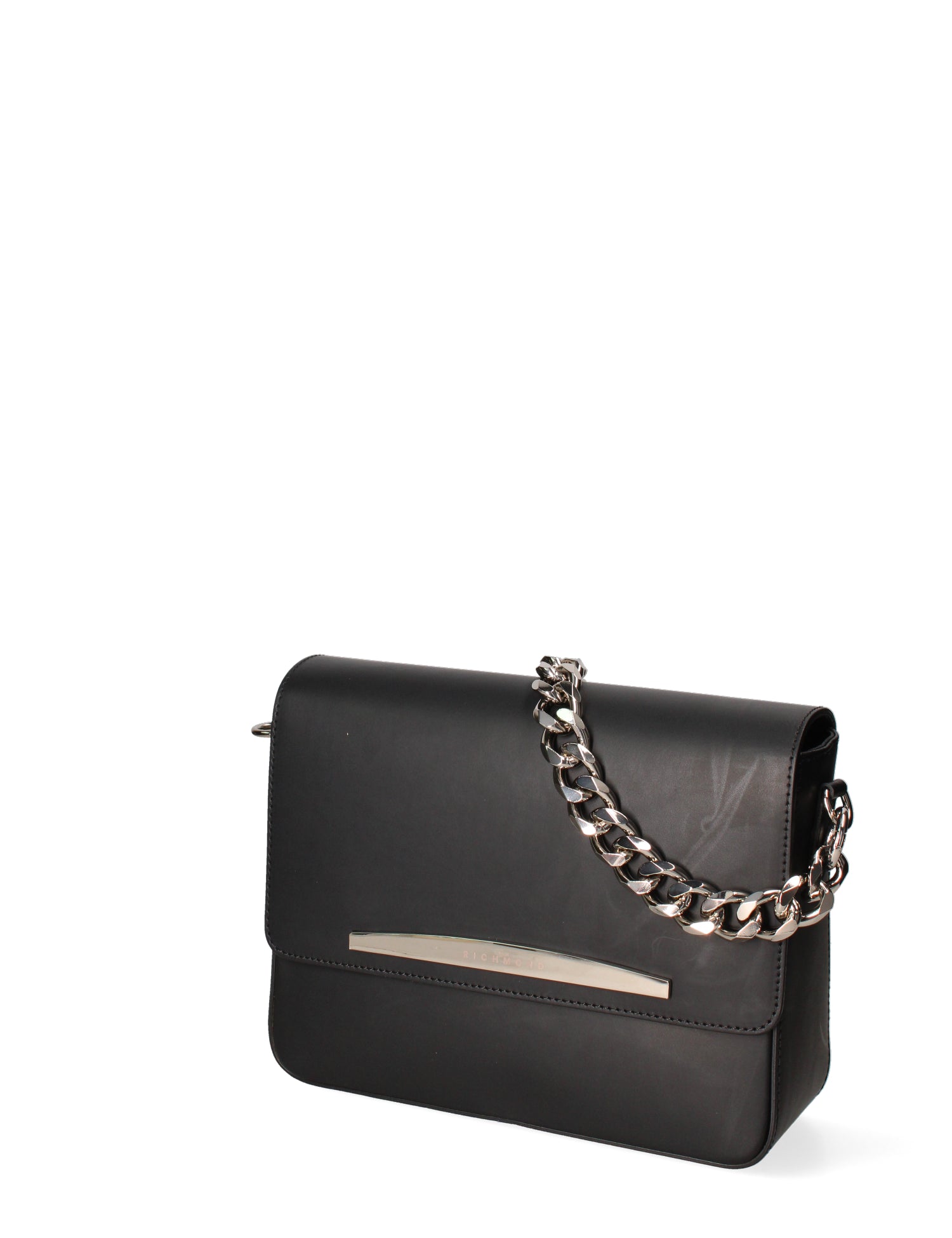 Borsa a tracolla da donna Vera pelle ruga JR-W-1126RU-BLACK-SILVER John Richmond