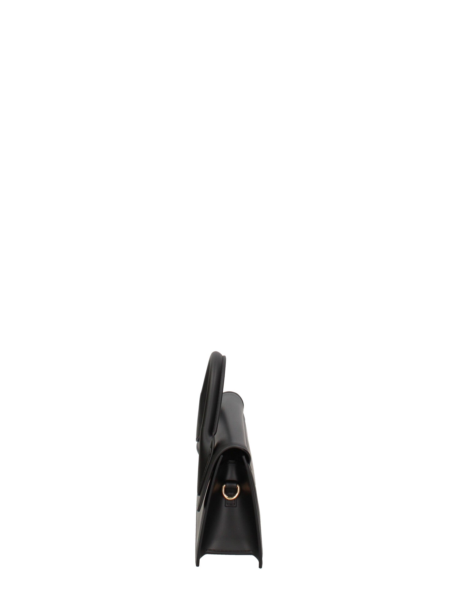Borsa a mano da donna 100% gomma FLAT ARROW 24-BLACK-LIGHT GOLD Marc Ellis