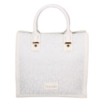 Oriana Chic Borsa a mano da donna 100% poliestere B16865-BIANCO Braccialini