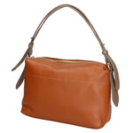 Vivienne Borsa a spalla da donna Vera pelle 06674-D17 CUOIO + D40 TAUPE Gave Lux