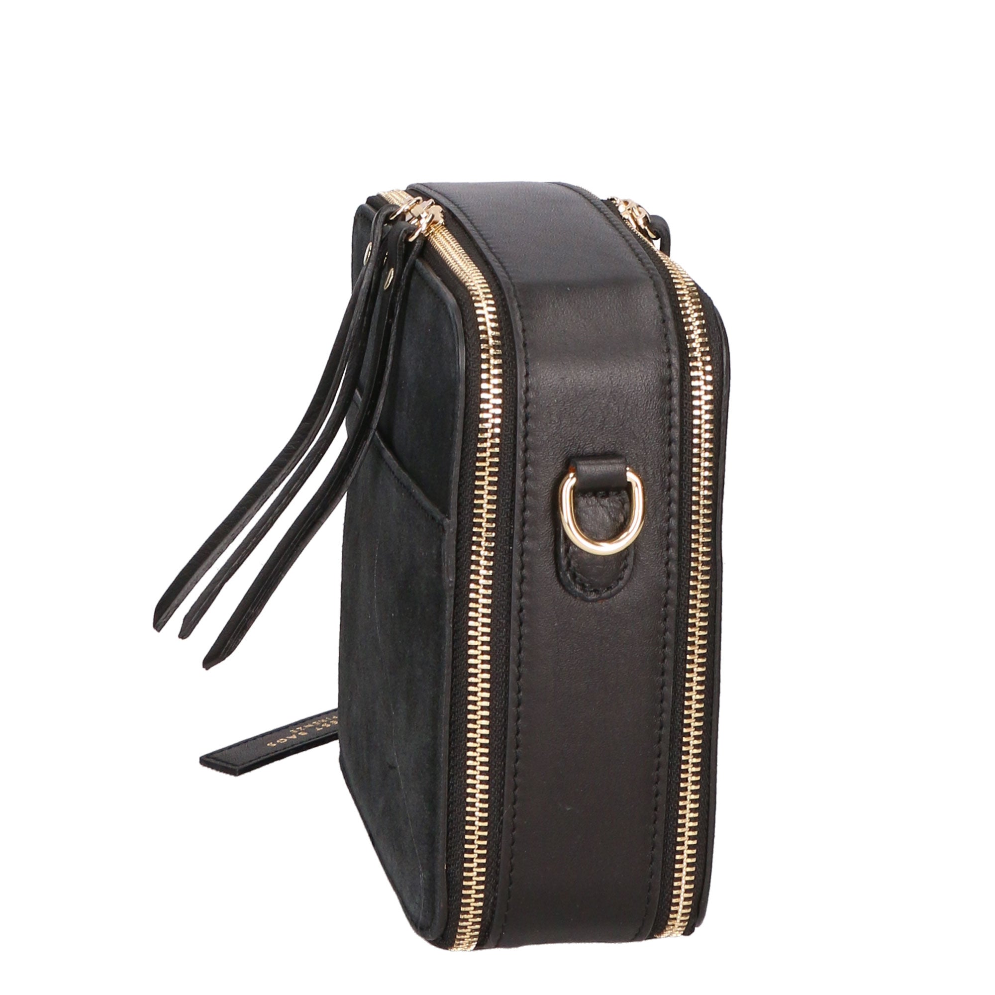 Borsa a tracolla da donna Vera pelle MYB-6020-FW-NERO My Best Bag