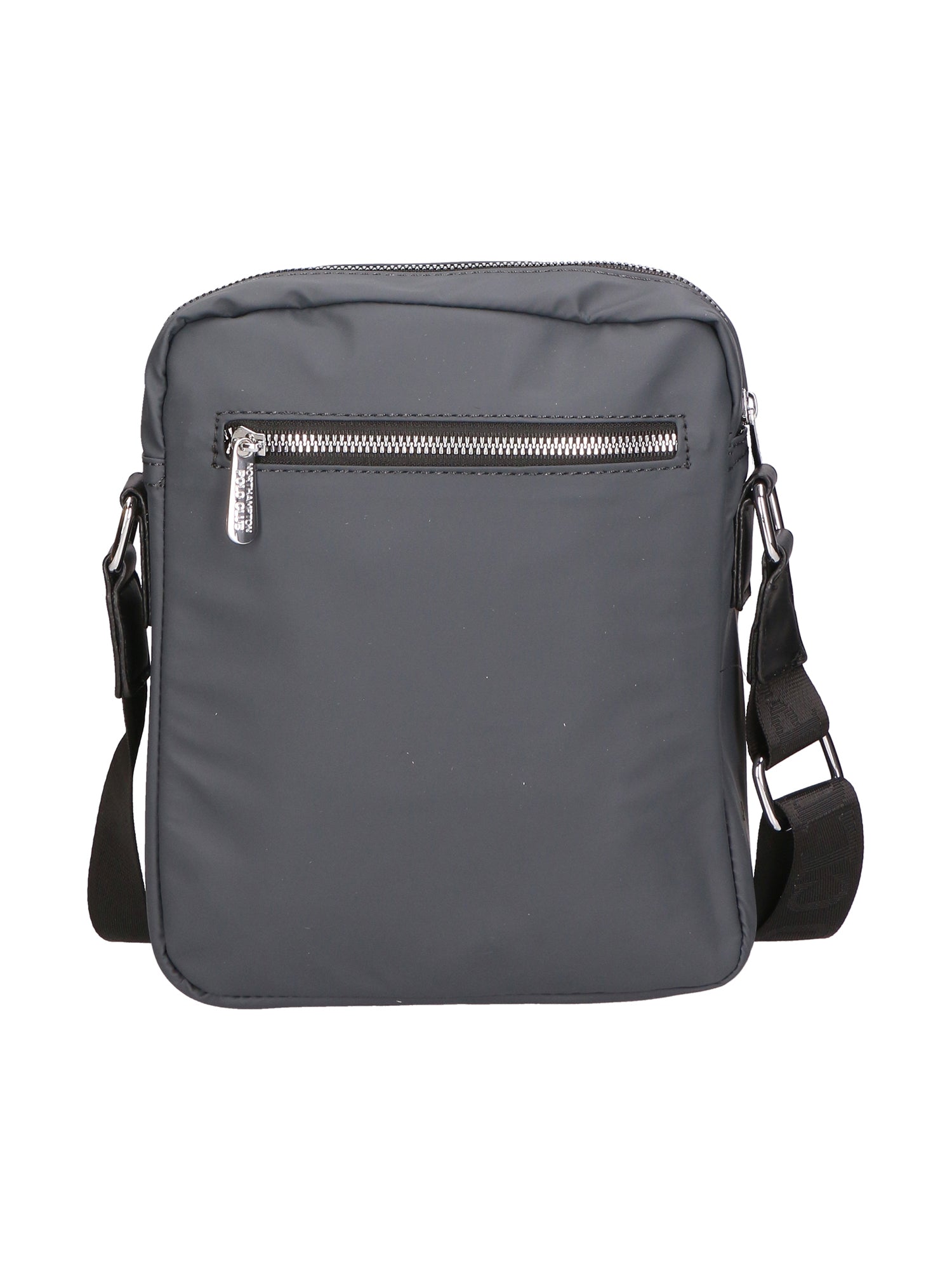 Borsa a tracolla uomo 100% PU Leather PCL3018-GREY-BLACK Northampton Polo Club