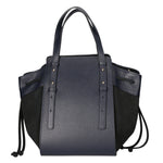 Borsa a mano da donna Vera pelle e suede MYB-8032-FW-07065 BLU+D26 BLU NOTTE My Best Bag