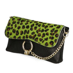 Safira Borsa a mano da donna Vera pelle 04760-LEO P VERDE Gave Lux