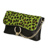 Safira Borsa a mano da donna Vera pelle 04760-LEO P VERDE Gave Lux