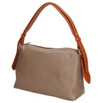 Vivienne Borsa a spalla da donna Vera pelle 06674-D40 TAUPE +D17 CUOIO Gave Lux
