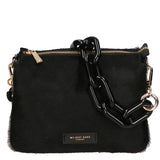 Borsa a spalla da donna Vera pelle di cavallino MYB-8021-FW-NERO My Best Bag