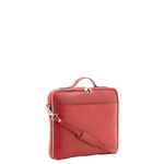 Borsa a mano unisex in vera pelle Made in Italy 4542-ROSSO Alessia Firenze