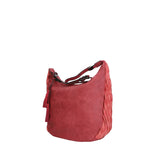 Silvana Elite Borsa a spalla donna Misto nylon e pelle LK0265-BORDEAUX Gave Lux