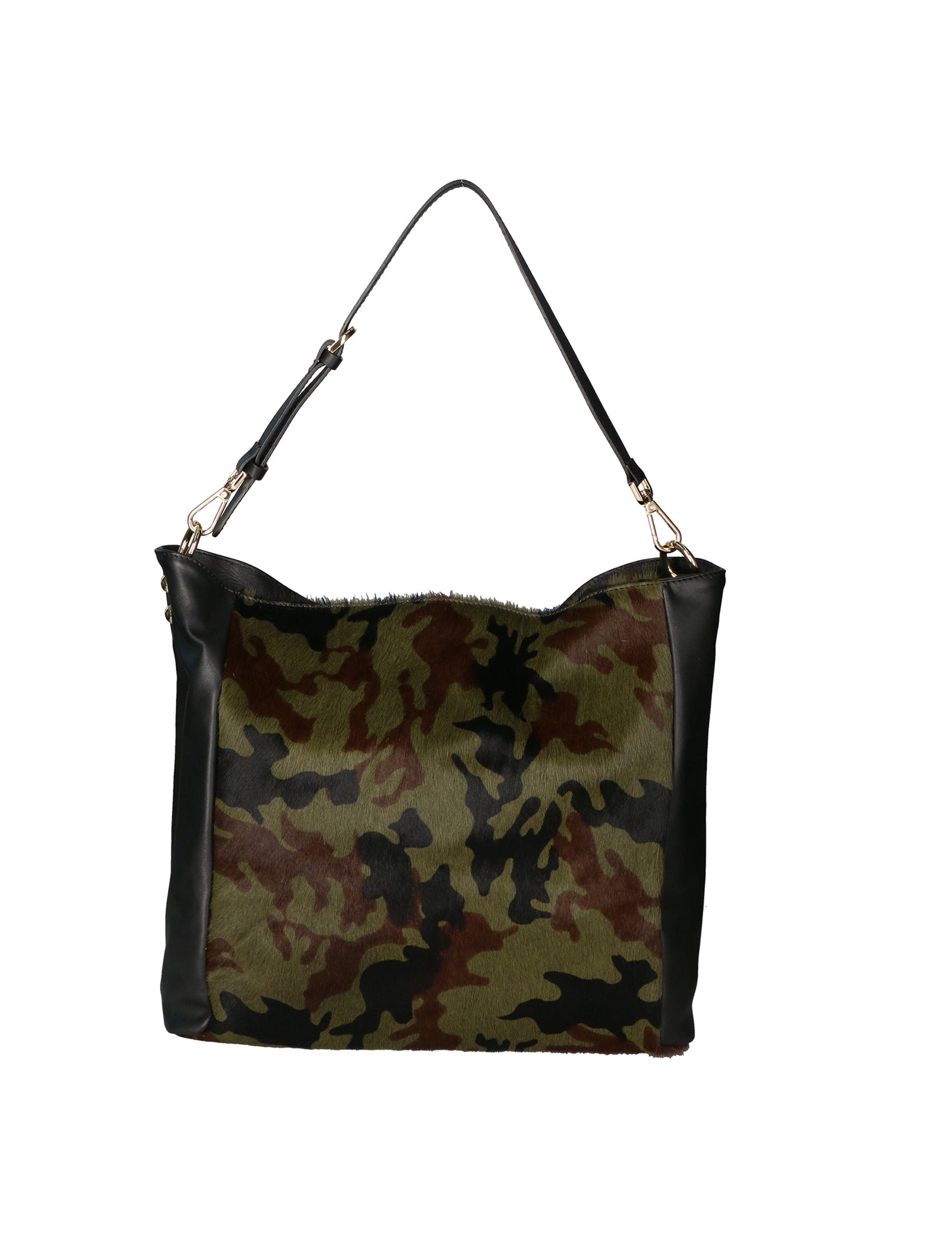 Asia Borsa a spalla da donna Vera pelle 05475-MILITARE Gave Lux