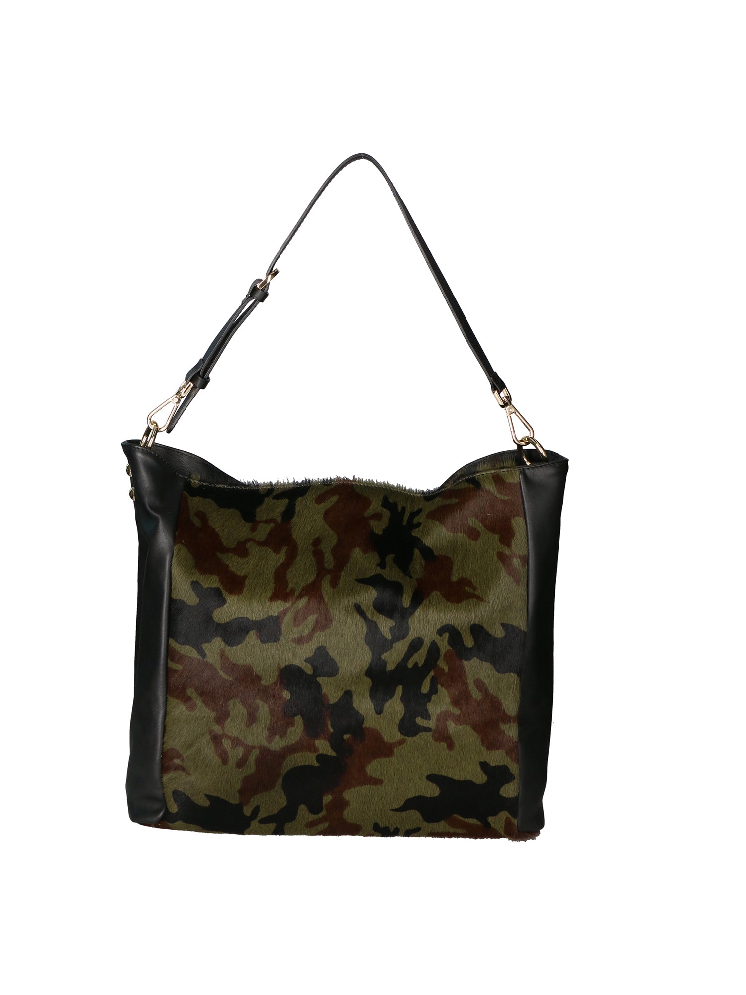 Asia Borsa a spalla da donna Vera pelle 05475-MILITARE Gave Lux