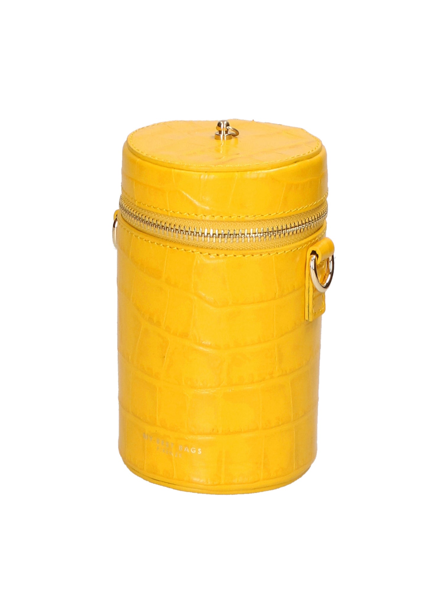 Borsa a spalla da donna Vera pelle coccodrillo MYB-7023-SS-GIALLO My Best Bag