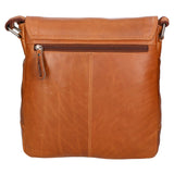Borsa a tracolla da uomo 100% vera pelle HILB-3076-CUOIO Hill Burry