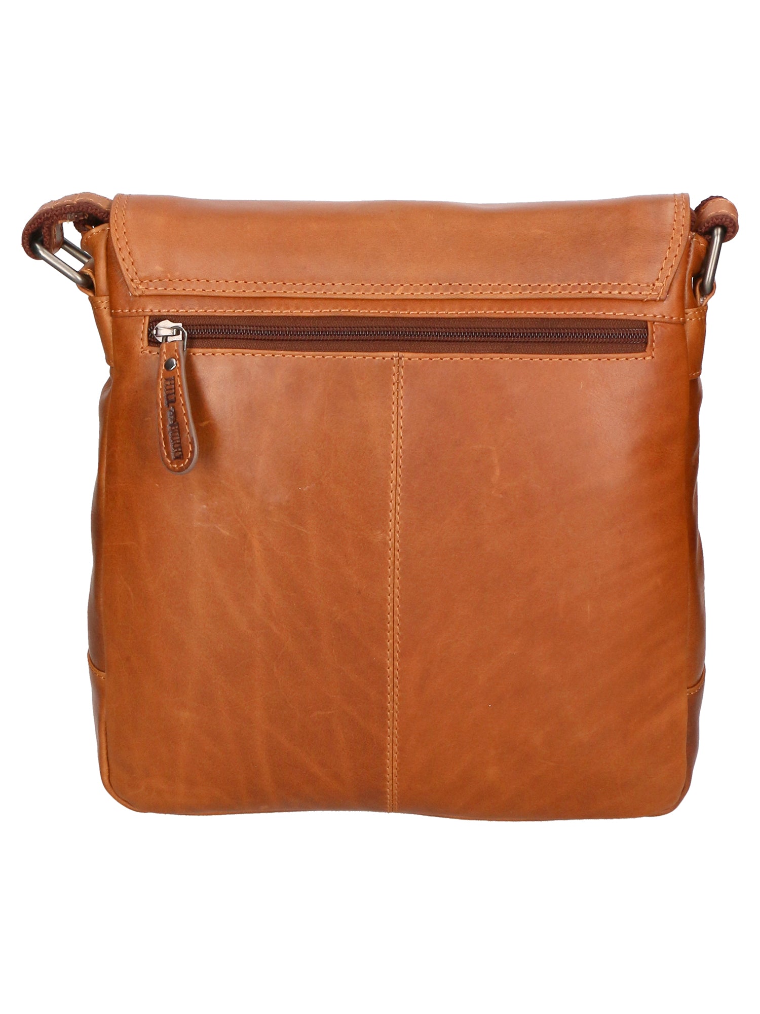 Borsa a tracolla da uomo 100% vera pelle HILB-3076-CUOIO Hill Burry